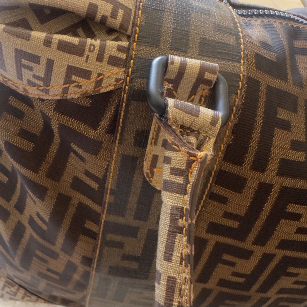 Fendi Black and Brown FF Tote Bag - Picture 5 of 6